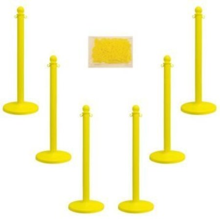 ACCUFORM MEDIUM DUTY STANCHION POSTS COLOR PRC209YL PRC209YL